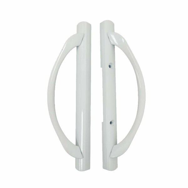 G.A.S. Hardware Contemporary Sliding Glass Door Amesbury Truth Handle Replacement Set DH-588-W